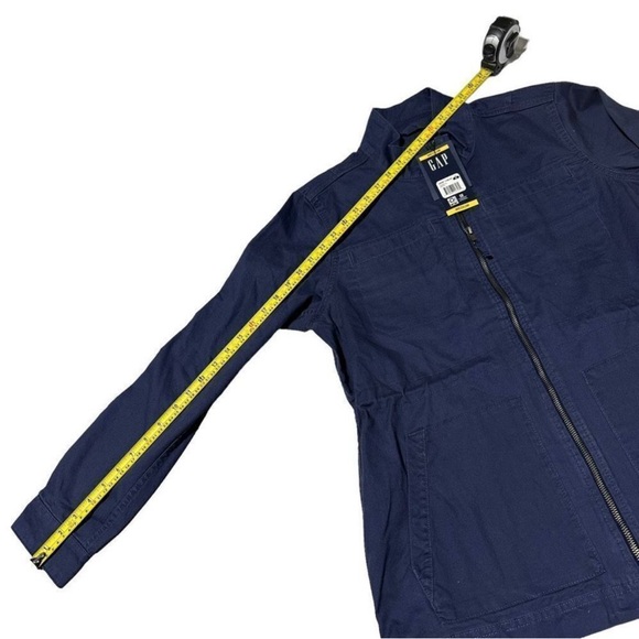 Gap women’s jacket lightweight size large blue color zip up nwt - Picture 6 of 11